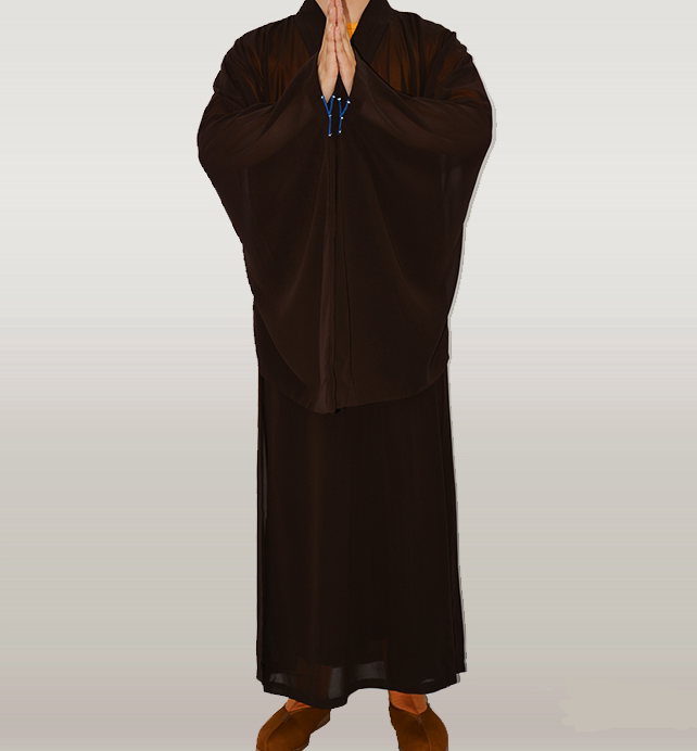 佛教用品 海清居士服僧服 短褂长褂男女僧人四季通穿海青服 包邮