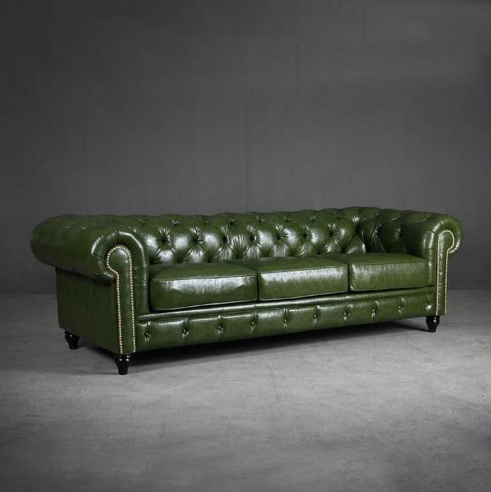 墨绿色沙发