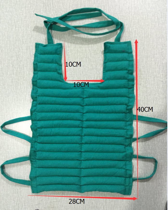 原始点热敷红豆袋老粗布纯棉加厚面料婴儿小孩儿童款护背款加豆