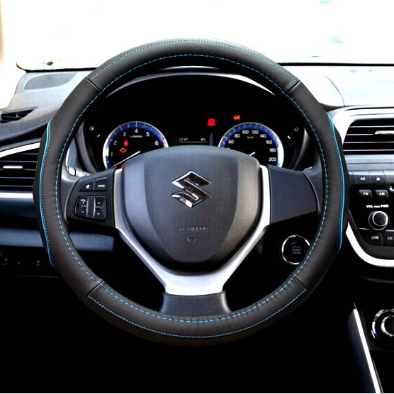 suzuki铃木solio方向盘套 汽车四季真皮把套 头层牛皮