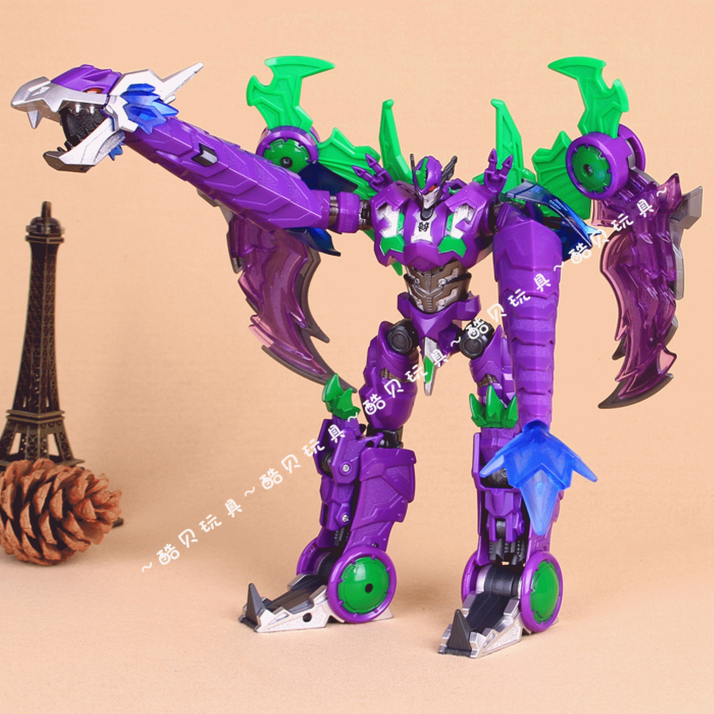 战龙皇机器人武战道战龙皇儿童升级版变形机器人包邮500502