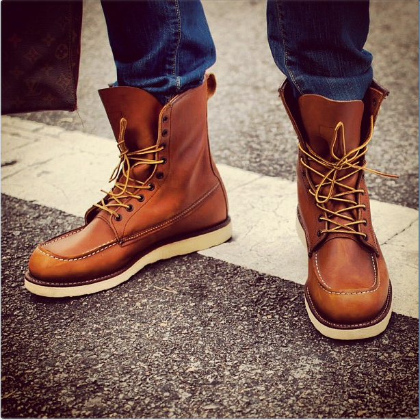 斯普瑞 redwing 红翼 rw classic moc 经典超高帮男靴 877