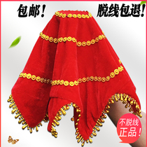 Dancing hand silk flower female duo professional square dance northeast twist Yangko adult handkerchief octagonal towel dancing