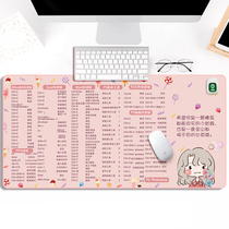  Shortcut mouse pad Oversized heating heating warm table pad Female ins wind office keyboard pad electric heating multi-function