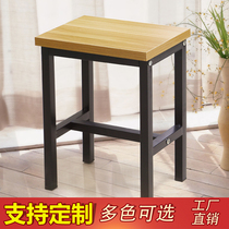 Household small stool assembly factory assembly line steel wood small square bench student stool table stool table stool