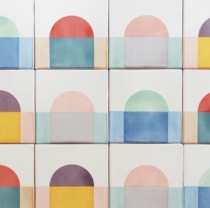 design tiles) Room) Rainbow tiles Floor tiles Handmade tiles Childrens bathroom Kitchen bathroom wall tiles