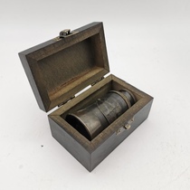 Ancient Play Bronze Ware Collection Single-Barrel Telescope Retro Classic Telescopic Easy To Carry 