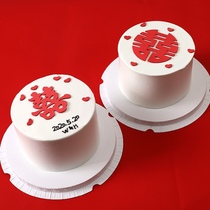2021 new cake decoration sponge EVA love happiness word blessing word festive birthday cake plug-in cake plug-in