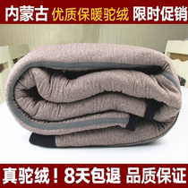Winter middle-aged and elderly men camel wool cotton pants plus velvet thickened elderly loose size warm pants high waist cold elasticity