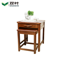  Double leaf furniture Solid wood Chinese style modern size casual bedroom set Several bedroom dresser jewelry cabinet