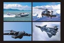 2021 Chinese aircraft (3) transport 20 J-20 straight 20 AG600 postcard can be made