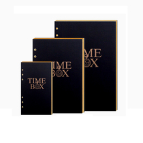 Timebox loose-leaf book inner core A6 notepad 6-hole 25K inner page paper 80g beige forest paper 9-hole replacement core B5