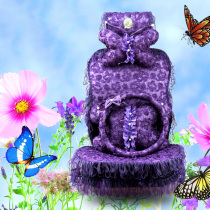 Butterfly Dance Lace Car Cushion Spring Autumn Universal Ventilation Goddess Seasonal Mat Cute Personality Cartoon Car Seat Cushion Cover