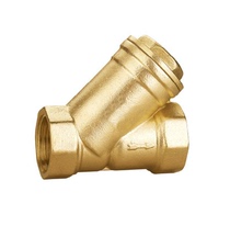 Fang Wei internal thread screw mouth brass water pump filter filter valve 6 minutes DN20 15 25 32 40 50