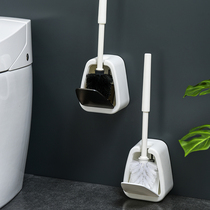 Wall-mounted non-dead-angle toilet brush toilet brush Toilet squat toilet cleaning brush Toilet toilet brush set