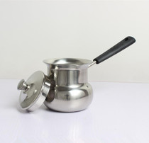 New hot milk pot stainless steel hot milk heater hot coffee pot milk pot cooking noodle pot small milk pot soup pot porridge pot