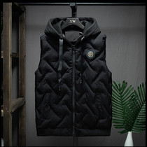 Inter Milan's new padded autumn and winter hooded vest coat Inter Milan fan supplies souvenirs