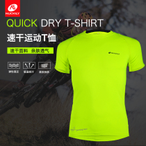 NUCKILY riding suit blouses for men and women short sleeves Summer casual outdoor mountain bike clothing Custom fitness T