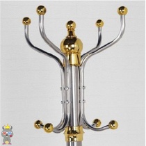 European-style floor stainless steel coat rack hanger creative mobile clothes rack coat rack cloak hanging tripod