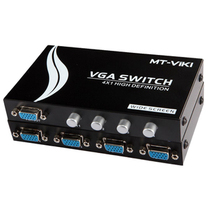 HD widescreen 4-port VGA switcher A display 4 host sharer 4 in 1 out