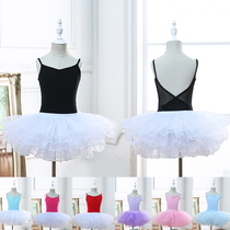 Childrens dance suit girl practice Ballet Uniform Young Children Gymnastics Suit Pure Cotton Body Summer Harness China Dance