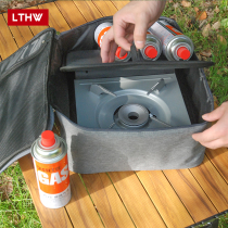  Self-driving hand-carried handbag outdoor cassette stove storage bag Camping convenient gas tank camping bag stove anti-collision bag