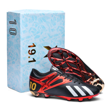Messi Anniversary limited football shoes AG nails male and female children tf crushed nails students training shoes FG High Help Falcons 20 1