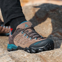 Hummer hiking shoes men's spring and autumn light wear-resistant sports climbing shoes waterproof non-slip men's shoes out shoes women hiking shoes