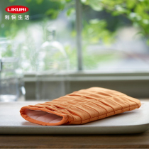 Lei Kai Jie imported double-sided wipe thick non-hair cloth glass mirror cleaning artifact gloves