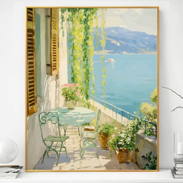 海滨小镇油画-海滨小镇油画促销价格、海滨小镇油画品牌- 淘宝