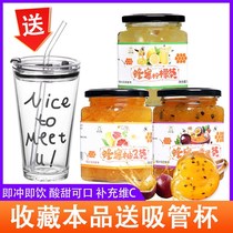 Honey grapefruit tea passion fruit honey tea drinking honey lemon tea fruit tea drinking water things