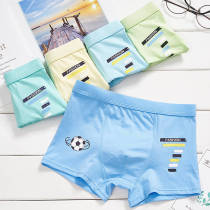2-17-year-old childrens underwear boys underwear cotton boxer cartoon small and medium size baby baby four-corner underpants modal