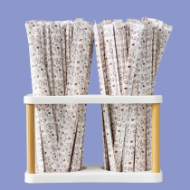 Single paper packed coffee mixing rod disposable wooden stick long handle wooden stick wooden hot drink spoon length 19cm