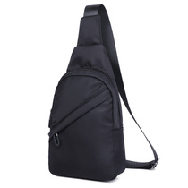 Yeemuuuye Shepherd Men Canvas Chest Bag Nylon Waterproof Single Shoulder Bag Han Edition Casual Small Bag Single Cross Backpack Tide