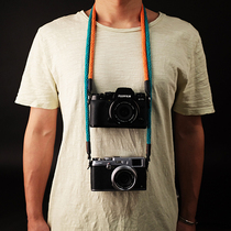 cam-in Cotton Fabric Camera Strap Wristband Photography Strap Single Anti - Micro - Round Hole