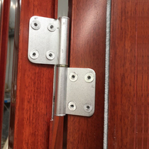 Titanium-magnesium alloy door hinge unloading hinge chain space aluminum non-flush hinge kitchen room toilet swing door
