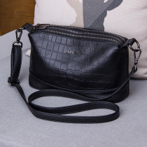 Soft leather small bag women crossbody 2021 new ladies multi-layer bag fashion crocodile leather shoulder mother bag