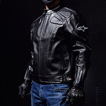 Motorcycle cycling suit suit suit Four Seasons windproof and warm drop-proof racing locomotive suit men and womens knights riding leather jacket