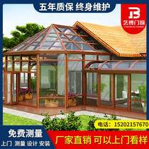 New Shanghai broken bridge aluminum alloy doors and windows seal Balcony casement window sliding window Three-layer glass soundproof window Push-pull window