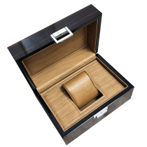 Watch box wood paint storage jewelry box with lock Simple jewelry collection Mens Watch packaging gift box