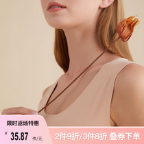 Water flower autumnestwear woman without marks and thin autumn winter warm vest blouse for body and face grinding with hair hot and warm