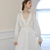 Sandro Vicari Faith Sexy Real Silk Harnesses Sleeping Dress Women Spring Autumn Season Ice Silk Sleepwear Womens Slim Sleeping Robes
