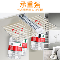 Fotao pants rack telescopic multifunctional side rack cabinet damping West pants rack wardrobe pants top suit pants drawing rack
