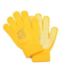 Ice skating anti-slip gloves bronzed drills for children male and female adults thickened figure skating waterproof thickened knitted ice-knife shoes used