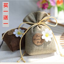 On-board Gardenia flower fragrant bag bamboo charcoal bag car with new car to get rid of the smell pendulum and fresh and persistent incense bag in the car #
