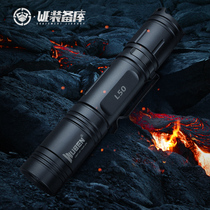 Strong light flashlight Outdoor ultra-bright long-range rechargeable portable small household ultra-long battery life High-power led flashlight