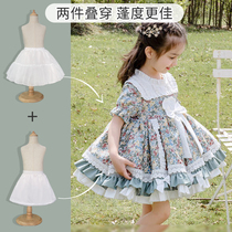 Childrens skirt to support daily four layers of galls girl princess Pompeo Line Tower of childrens fish bone