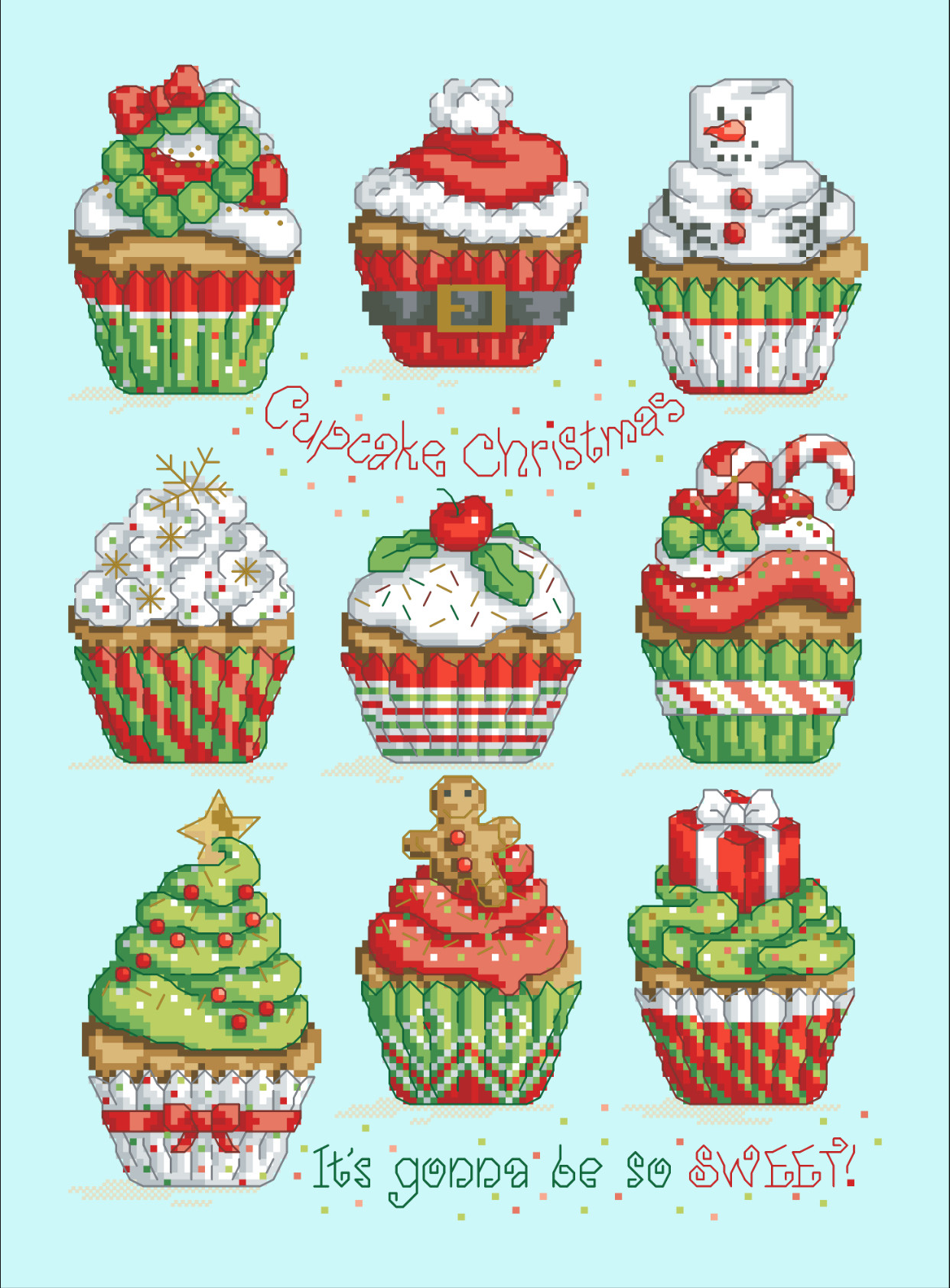 (Zhang Xiao cool) cross-stitch DMC R line from the kit plastic plate refrigerator paste cupcake