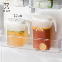Lazy corner cold kettle for refrigerator home large capacity cold white water with tap fruit tea fruit tea kettle