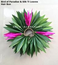  Hawaiian Hula head flower performance Headdress Beach hula hair accessories set THair Accessory